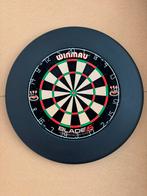 Dartbord met beschermring winmau blade 5, Ophalen, Zo goed als nieuw, Dartbord