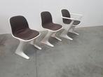 Vintage space age z chair kangaroo Ernst Moeckl 60s, .., Gebruikt, Drie, Wit