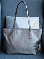 Coach tas / schoudertas van leer, Ophalen of Verzenden, Gebruikt, Grijs, Shopper
