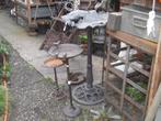 Vogelbad Gietijzer beton graniet brons m/z voet Voederhuis, Ophalen