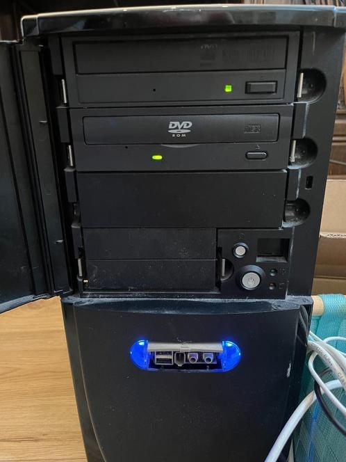 desktop pc + extra 500gb hdd, Computers en Software, Desktop Pc's, Gebruikt, 2 tot 3 Ghz, HDD, 4 GB, Met videokaart, Ophalen of Verzenden