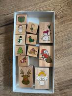 Kerst stempels, Houten stempel, Ophalen of Verzenden, Zo goed als nieuw