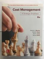 Cost Management, a Strategic Emphasis, by E. Blocher, 2019, Ophalen of Verzenden, Zo goed als nieuw, WO
