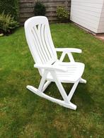 nette kunststof tuinstoel / schommelstoel diverse standen, Tuin en Terras, Ophalen, Gebruikt, Kunststof, Verstelbaar
