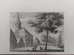 21 / Woubrugge - Gravure uit 1792 door J. Bulthuis, Antiek en Kunst, Kunst | Etsen en Gravures, Ophalen of Verzenden