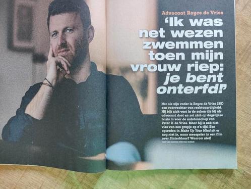 Advocaat Royce de Vries / Peter R de Vries Artikel - 8 blz -, Verzamelen, Tijdschriften, Kranten en Knipsels, Knipsel(s), Nederland
