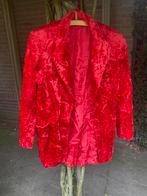 Rode kaaiendonk carnaval jas maat S, Kleding | Dames, Ophalen of Verzenden, Gedragen, Maat 38/40 (M), Rood