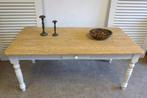 mooie witte landelijke eettafel 180 bij 88 cm, Huis en Inrichting, Tafels | Eettafels, Ophalen, Onbekend, 200 cm of meer, 50 tot 100 cm