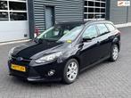 Ford Focus Wagon 1.0 EcoBoost Lease Titanium, Airco, cruise, Auto diversen, Schadeauto's, Zwart, Stationwagon, Handgeschakeld