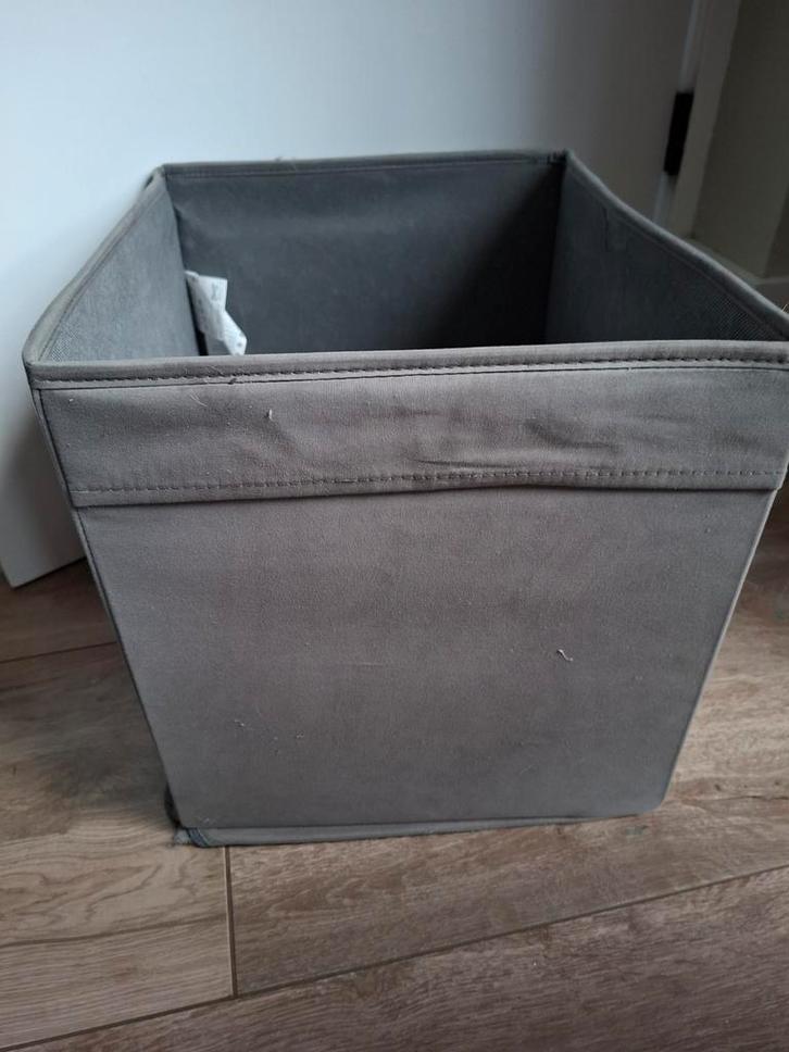 10 x Dröna grijze opbergbak kallax ikea kast, Huis en Inrichting, Kasten | Overige, Gebruikt, Ophalen of Verzenden