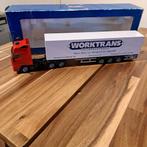 WORKTRANS VOLVO 6 X 2 + SPIEGELS & 3 AS GESLOTEN TRAILER, Hobby en Vrije tijd, Modelauto's | 1:50, Verzenden, Nieuw, Bus of Vrachtwagen