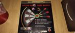 Dartboard nylon flock 45 cm, Ophalen of Verzenden, Zo goed als nieuw, Dartbord