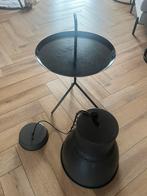 Bijzettafel + lamp, Huis en Inrichting, Tafels | Bijzettafels, Ophalen, Zo goed als nieuw