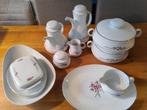 Vintage Eschenbach servies 12 delig wit met bloem, Antiek en Kunst, Ophalen