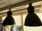 Industriële Poolse Fabriekslampen (2+1 gratis), Huis en Inrichting, Ophalen, Gebruikt, 50 tot 75 cm, Metaal