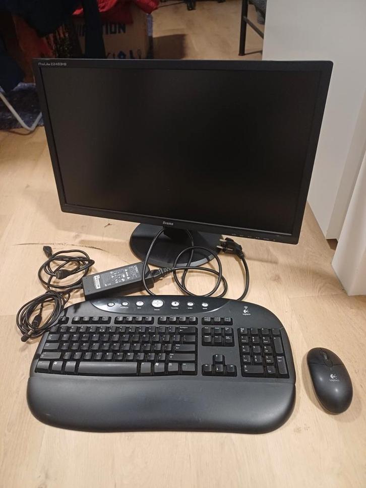 Iiyama ProLite E2483HS 24 inch monitor, Computers en Software, Monitoren, Gebruikt, 60 Hz of minder, HDMI, VGA, Gaming, In hoogte verstelbaar