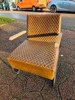Fauteuil opkampper, Huis en Inrichting, Fauteuils, Ophalen, Gebruikt, Leer, 50 tot 75 cm