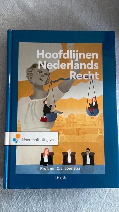 C.J. Loonstra - Hoofdlijnen Nederlands recht, Boeken, Wetenschap, Zo goed als nieuw, Ophalen of Verzenden