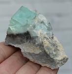 groene FLUORIET uit MONGOLIE, Ophalen of Verzenden, Mineraal