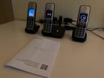 Gigaset A670A Trio, Telecommunicatie, Vaste telefoons | Handsets en Draadloos, Ophalen, Zo goed als nieuw, 3 handsets, Stralingsarm