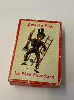 Zwarte Piet vintage kaartspel, Le Père Fouettard, Verzamelen, Speelkaarten, Jokers en Kwartetten, Kwartet(ten), Gebruikt, Ophalen of Verzenden