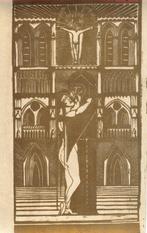 A. J. M. van Dijk litho "Priester met Naakte Vrouw", Antiek en Kunst, Ophalen