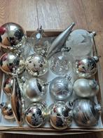 # kerst prachtige doos  oude zilveren kerstballen, Ophalen of Verzenden