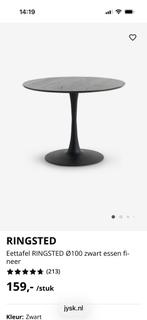 Eettafel Ringsted van Jysk 100cm, Huis en Inrichting, Tafels | Eettafels, Ophalen, Gebruikt, Rond, Tot twee personen