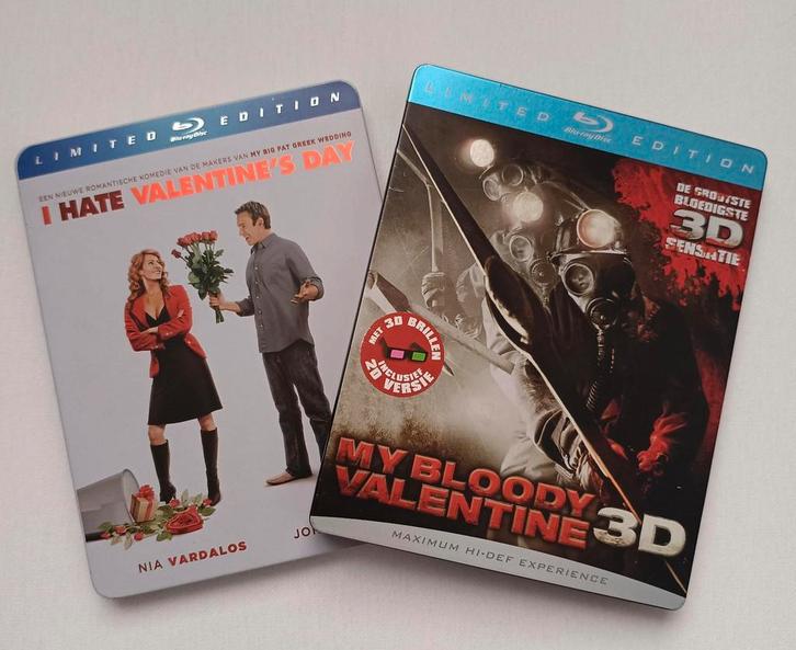 2x Limited Blu-ray Steelbook – Valentijnsdag Editie, Cd's en Dvd's, Blu-ray, Zo goed als nieuw, 3D, Ophalen of Verzenden