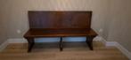 Vintage kerkbank te koop! Antiek bruin, 150 breed, Ophalen of Verzenden