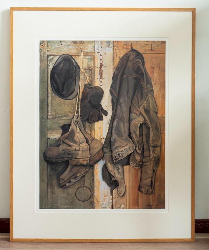 Jopie Huisman - De jas van Elmer - SALE !, Antiek en Kunst, Kunst | Etsen en Gravures, Ophalen