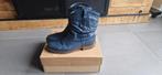 Monshoe, blauwe, halfhoge, leren laarzen maat 38, Kleding | Dames, Schoenen, Blauw, Lage of Enkellaarzen, Monshoe, Ophalen of Verzenden