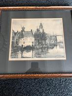 Oud Delfshaven ets AW van Munster, Ophalen of Verzenden