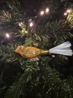 Kerst oud vogeltje goudkleurig, Diversen, Kerst, Ophalen of Verzenden, Zo goed als nieuw