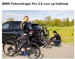 BMW Fietsendrager Pro 2.0 op trekhaak, opbergtas beide Nieuw, Ophalen, Nieuw, 2 fietsen, Trekhaakdrager