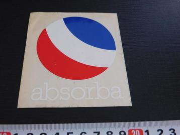 sticker transparant ABSORBA  beschikbaar voor biedingen