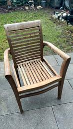 4 houten stoelen Bois le Duc, Tuin en Terras, Ophalen, Zo goed als nieuw, Hout