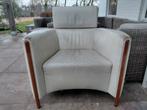 Fauteuil Leolux Oblomov, Huis en Inrichting, Stoelen, Ophalen, Gebruikt, Wit, Hout