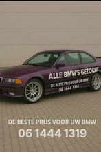 Gezocht: Alle types BMW, Bedrijf, Te koop