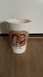 Beker 25 jarig huwelijk Bernhard en Juliana, Ophalen, Gebruikt, Servies