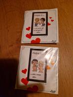 LIEFDE IS ...❤️❤️❤️ BORDUURWERKJES 2X, Ophalen of Verzenden, Nieuw, Handborduren, Borduurpakket