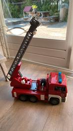 Bruder brandweerwagen, Kinderen en Baby's, Speelgoed | Speelgoedvoertuigen, Ophalen of Verzenden, Gebruikt