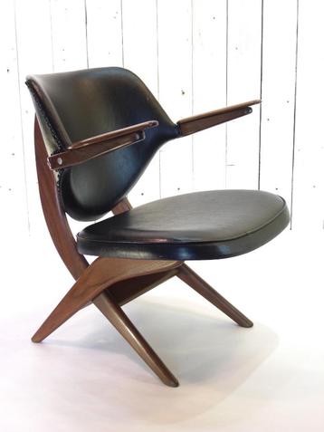 Pelikaan - Vintage Design Fauteuil, vintage Teeffelen stoel beschikbaar voor biedingen