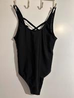 Zwart badpak maat S (176) synchroonzwemmen techniekwedstrijd, Ophalen of Verzenden, Zo goed als nieuw