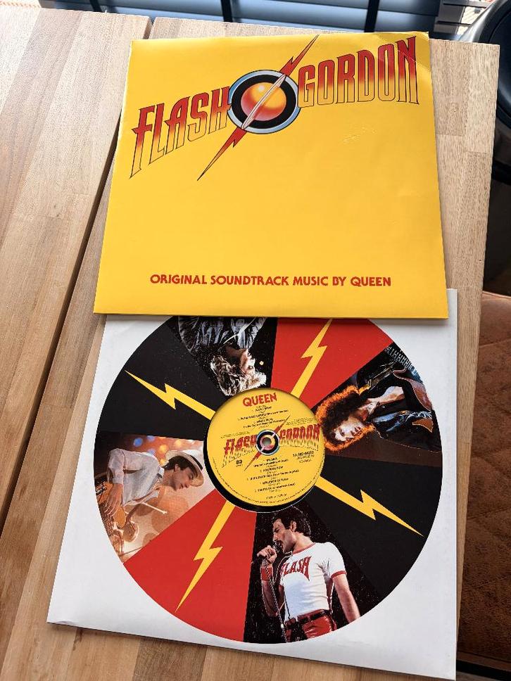 Queen – Flash Gordon (Original Soundtrack Music), Cd's en Dvd's, Vinyl | Rock, Gebruikt, Poprock, 12 inch, Ophalen of Verzenden