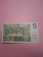 5 gulden Vondel I uit 1966² speciale uitgave in ZF, Ophalen of Verzenden, 5 gulden, Los biljet