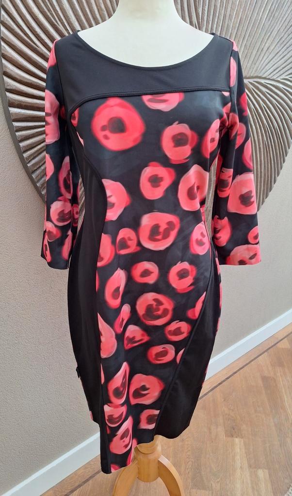 Prachtige dubbelzijdige jurk Eroke, L/XL, Kleding | Dames, Jurken, Zo goed als nieuw, Maat 42/44 (L), Knielengte, Ophalen of Verzenden