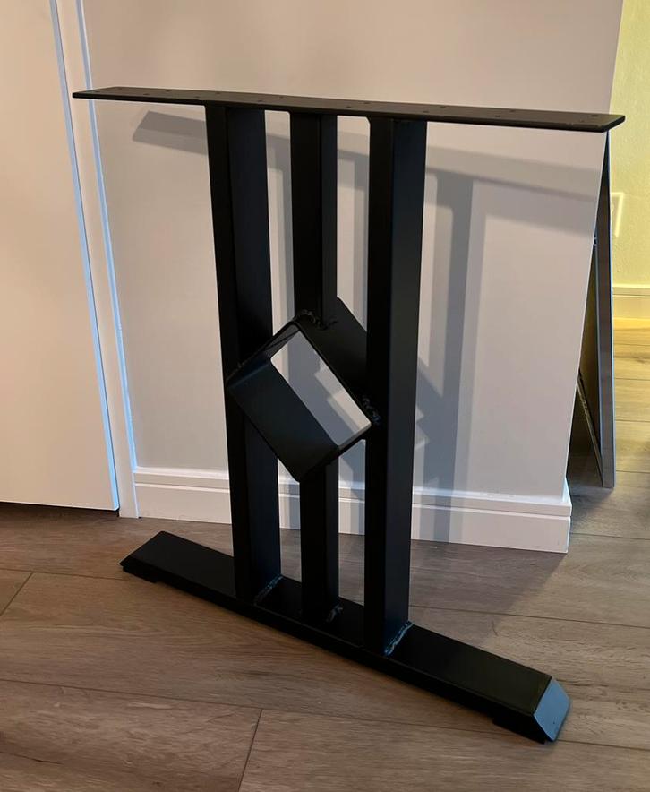 Stijlvolle Zwarte Tafelpoten – Maak Jouw Tafel Uniek!, Huis en Inrichting, Tafelonderdelen, Nieuw, Tafelpoot, 50 tot 100 cm, 50 tot 100 cm