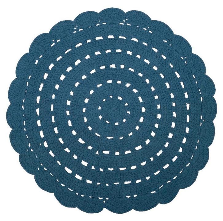 Splinternieuw kinderkamer vloerkleed Alma Blue Nattiot, Kinderen en Baby's, Kinderkamer | Inrichting en Decoratie, Nieuw, Kleed of Kussen