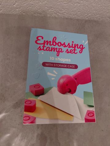 Embossing Stamp Set - 10 Vormen beschikbaar voor biedingen
